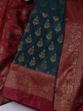 Banarasi Chanderi Unstitched Suit With Dupatta